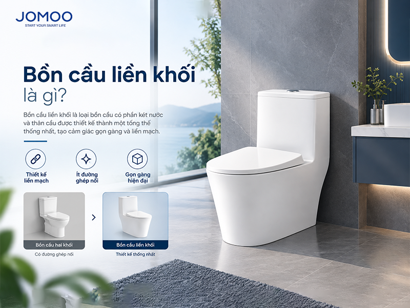bồn cầu liền khối là gì
